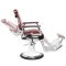 Gabbiano fotel barberski Moto Style bordowy - 3