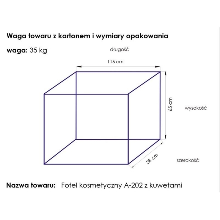 Fotel kosmetyczny A202 z kuwetami biały - 7