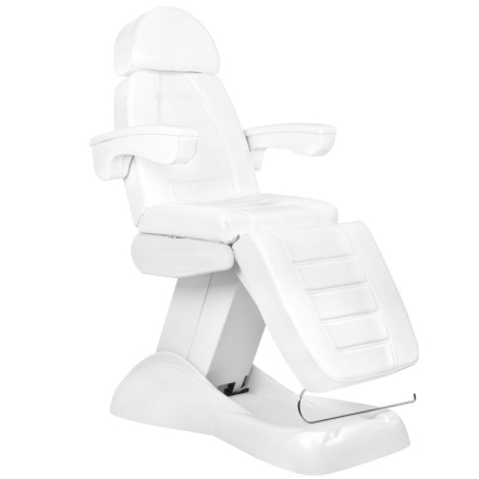 Fotel kosmetyczny elektr. Lux 4M biały z kołyską - 2