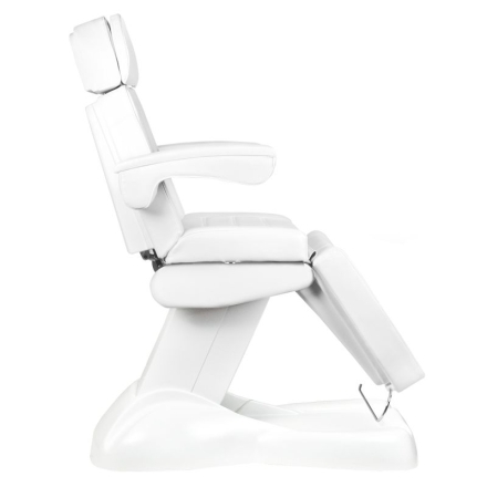 Fotel kosmetyczny elektr. Lux 4M biały z kołyską - 16