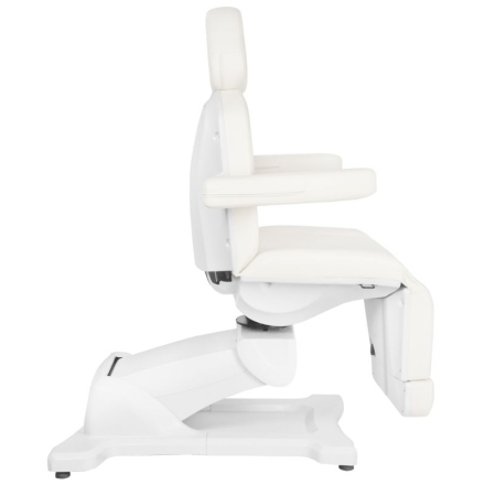 Fotel kosmetyczny elektr. Azzurro 869AS pedi obrotowy 5 siln. biały - 11