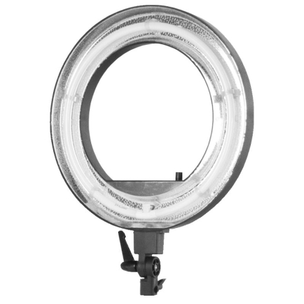 Lampa pierścieniowa Ring light 18' 55W fluorescent czarna + statyw - 3