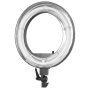 Lampa pierścieniowa Ring light 18' 55W fluorescent czarna + statyw - 4