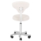 Taboret kosmetyczny Azzurro 057 biały - 2
