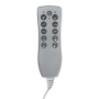 Fotel kosmetyczny elektr. Azzurro 869AS pedi obrotowy 5 siln. szary - 5