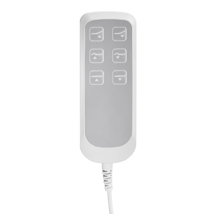 Fotel kosmetyczny elektr. 2240 Eclipse 3 siln. biały - 14