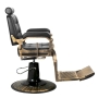 Gabbiano fotel barberski Boss czarny - 3