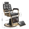 Gabbiano fotel barberski Boss czarny - 4