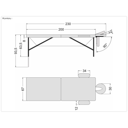 Składany Stół Do Masażu Pro-master - 3