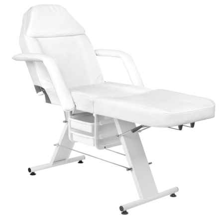 Fotel kosmetyczny Basic 202 biały - 3
