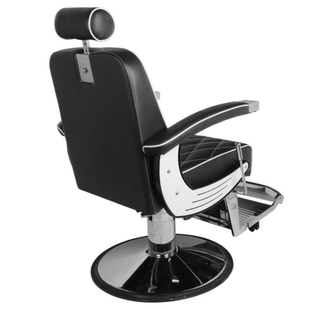 Gabbiano fotel barberski Imperial czarny - 3