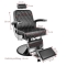 Gabbiano fotel barberski Imperial czarny - 5
