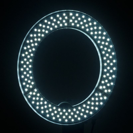 Lampa pierścieniowa Ring light 12' 35W led biała + statyw - 10