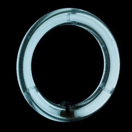 Lampa pierścieniowa Ring light 12' 35W fluorescent biała + statyw - 5
