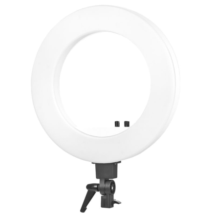 Lampa pierścieniowa Ring light 18' 48W led biała + statyw - 2