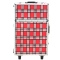 KUFER KOSMETYCZNY S-015 RED GRID - 5