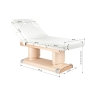Spa leżanka kosmetyczna Azzurro 838 4 siln. podgrzewana - 10