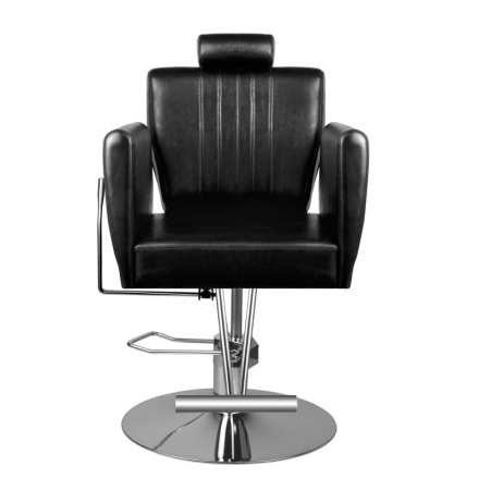 Hair System fotel fryzjerski barberski 0-179 czarny - 5
