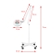 LAMPA LUPA LED S4 + STATYW LED REG. NATĘŻENIE ŚWIATŁA - 2