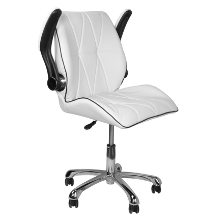 Krzesło kosmetyczne 239B białe - 2