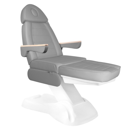Elektryczny fotel kosmetyczny Lux 273b 3 silniki szary - 5