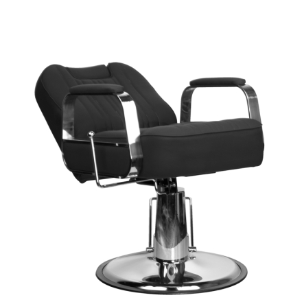 Gabbiano fotel barberski Rufo czarny - 3