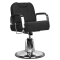 Gabbiano fotel barberski Rufo czarny - 1