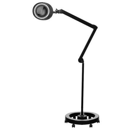 Lampa lupa Elegante 6025 60 led smd 5d black ze statywem - 2