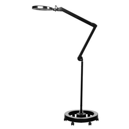 Lampa lupa Elegante 6025 60 led smd 5d black ze statywem - 3