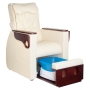 Fotel spa do pedicure z masażem pleców Azzurro 101 beżowy - 10