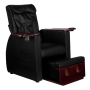 Fotel spa do pedicure z masażem pleców Azzurro 101 czarny - 2