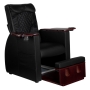 Fotel spa do pedicure z masażem pleców Azzurro 101 czarny - 3