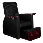 Fotel spa do pedicure z masażem pleców Azzurro 101 czarny - 7