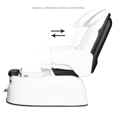 Fotel pedicure spa AS-122 white z funkcją masażu - 5