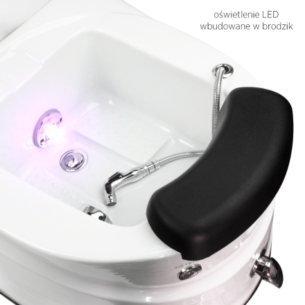 Fotel pedicure spa AS-122 white z funkcją masażu - 8