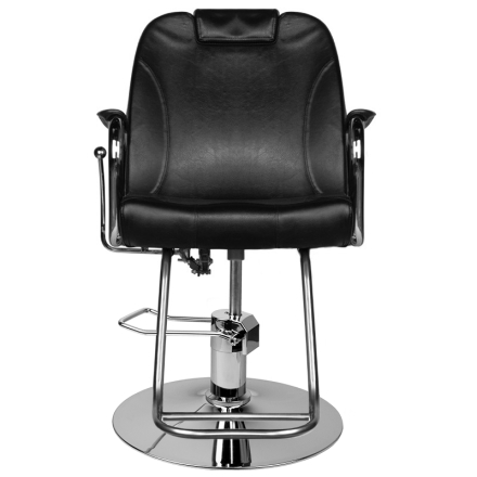 Hair System fotel fryzjerski barberski HS44 czarny - 6