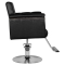 Hair System fotel fryzjerski HS48 czarny - 3