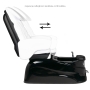 Fotel pedicure spa AS-122 biało-czarny z funkcją masażu - 7