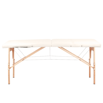 Stół składany do masażu wood komfort Activ Fizjo 2 segmentowe cream - 4