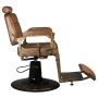 Gabbiano fotel barberski Boss Old Leather jasnobrązowy - 8