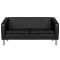 Gabbiano sofa do poczekalni BM18003 czarna - 1