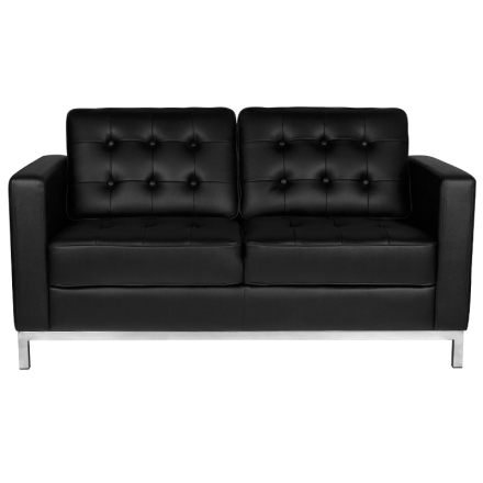Gabbiano sofa do poczekalni BM18019 czarna - 2