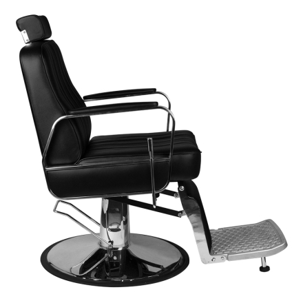 Gabbiano fotel barberski Patrizio czarny - 6