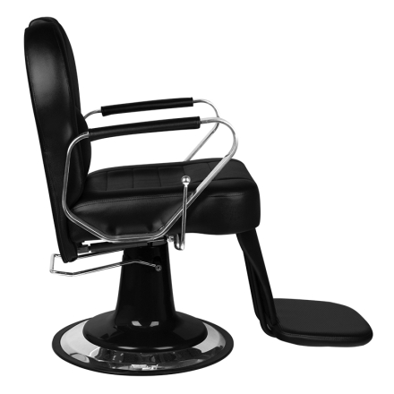 Gabbiano fotel barberski Tiziano czarny - 2
