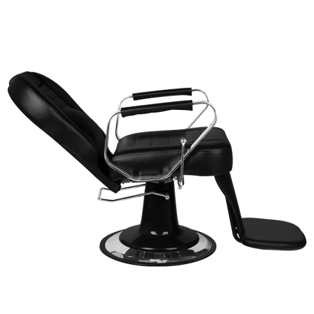 Gabbiano fotel barberski Tiziano czarny - 3