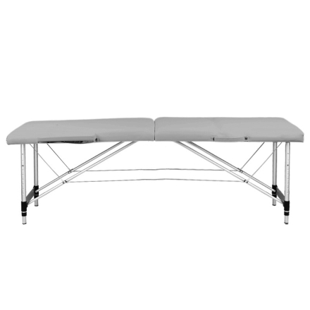 Stół składany do masażu aluminiowy komfort Activ Fizjo 2 segmentowy szary - 2