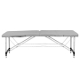 Stół składany do masażu aluminiowy komfort Activ Fizjo 2 segmentowy szary - 3