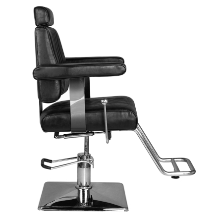 Hair System fotel barberski SM185 czarny - 3