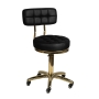 Taboret kosmetyczny Gold AM-961 czarny - 2