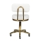 Taboret kosmetyczny Gold AM-961 biały - 3